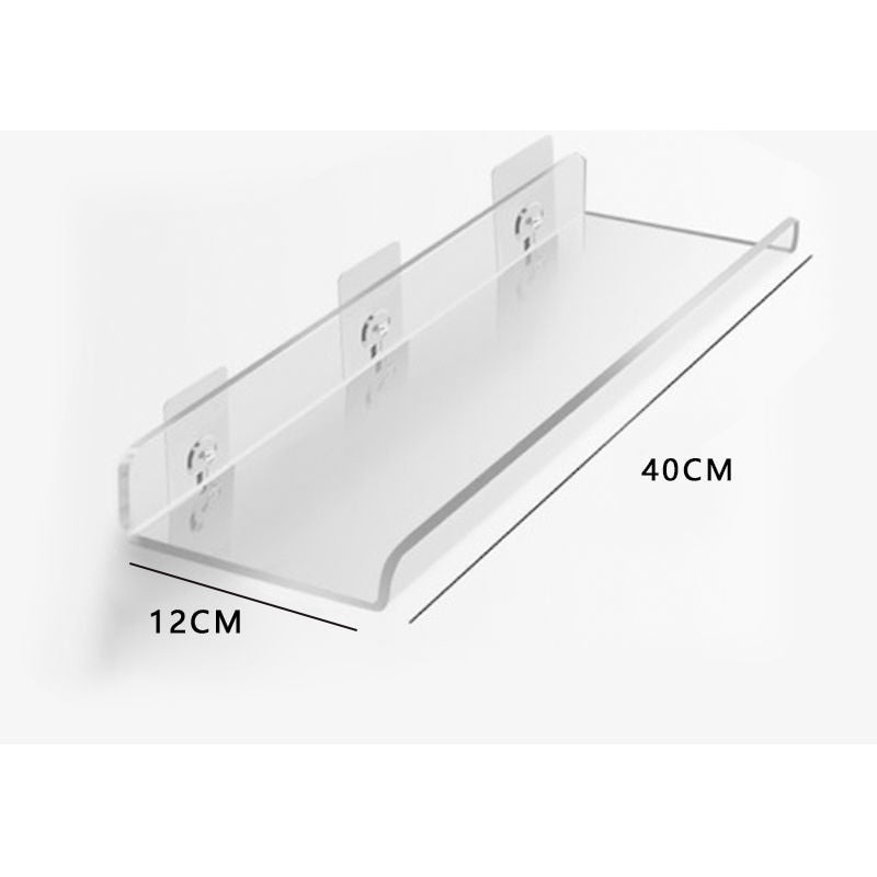 Invisible Wall-Mounted Floating Shelves