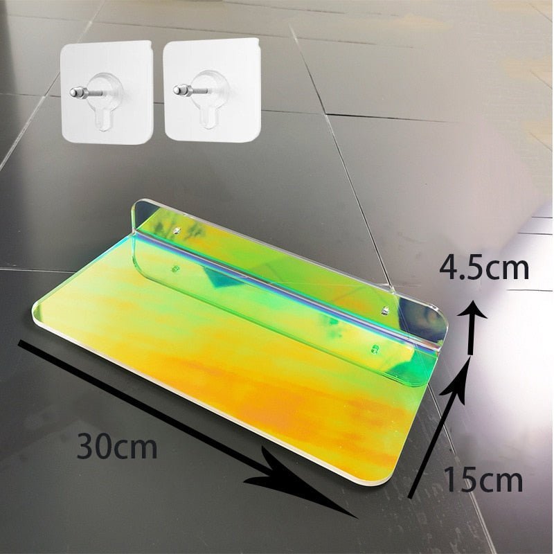 Invisible Wall-Mounted Floating Shelves