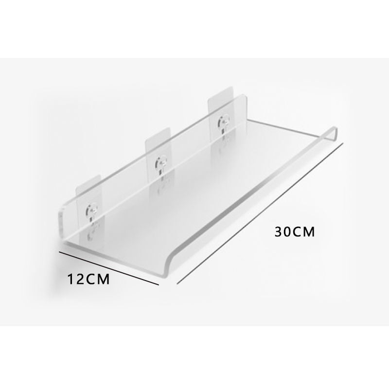 Invisible Wall-Mounted Floating Shelves