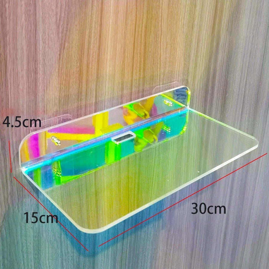 Invisible Wall-Mounted Floating Shelves