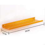 Invisible Wall-Mounted Floating Shelves