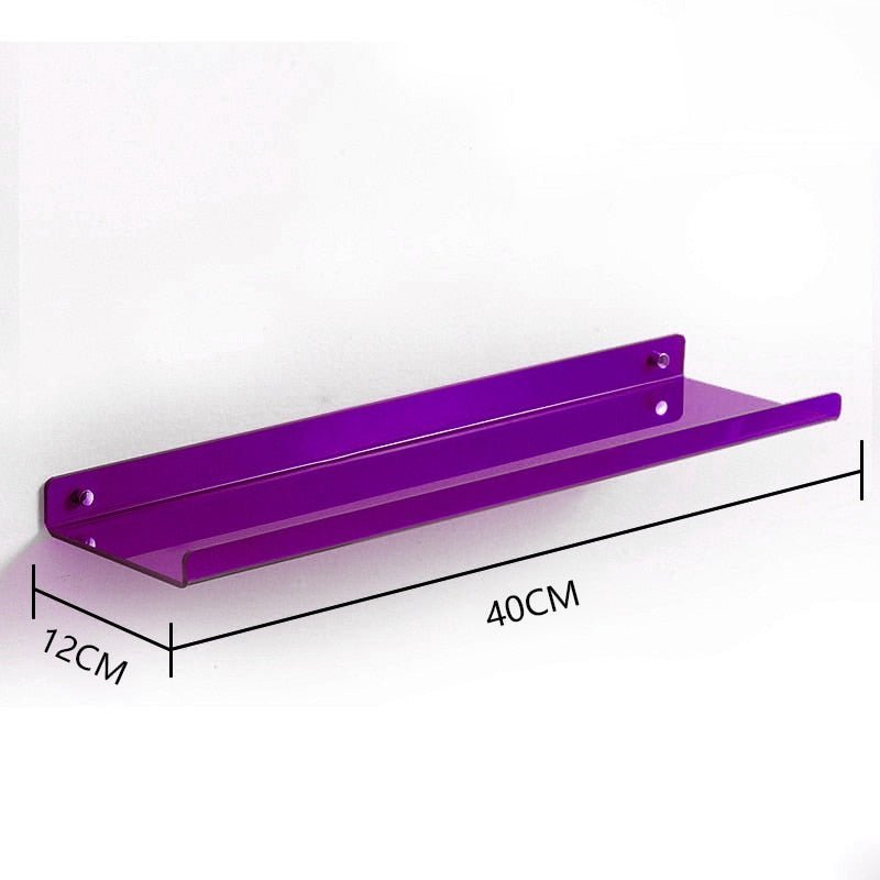 Invisible Wall-Mounted Floating Shelves