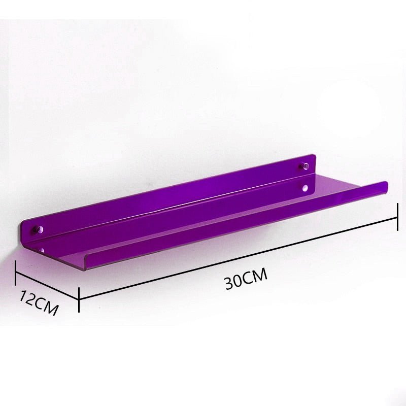 Invisible Wall-Mounted Floating Shelves