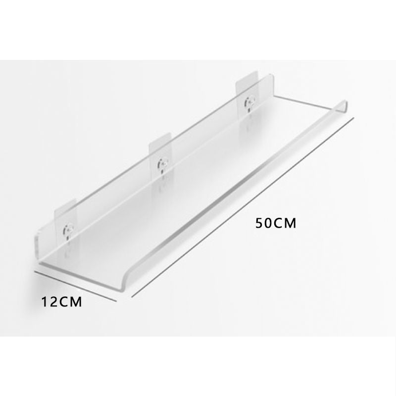 Invisible Wall-Mounted Floating Shelves