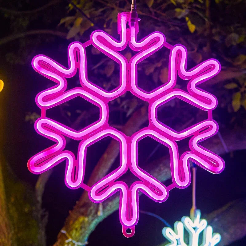 LED Snowflake Christmas Lights (IP65 Outdoor)