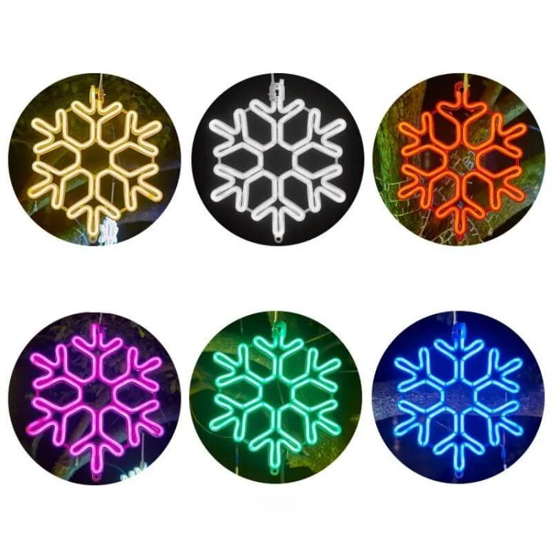 LED Snowflake Christmas Lights (IP65 Outdoor)