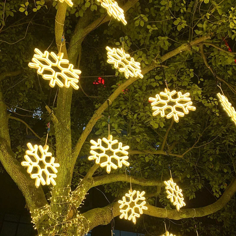 LED Snowflake Christmas Lights (IP65 Outdoor)