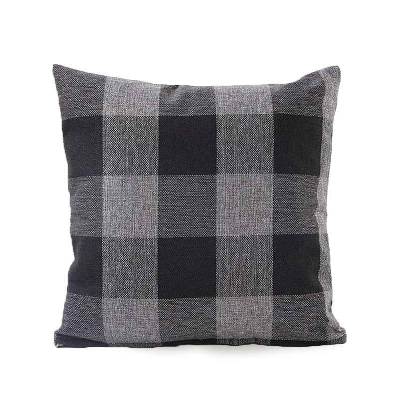 Harmonie Home Kissenbezug mit Karomuster