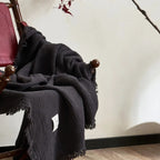 Allison Tassel Cotton Blanket