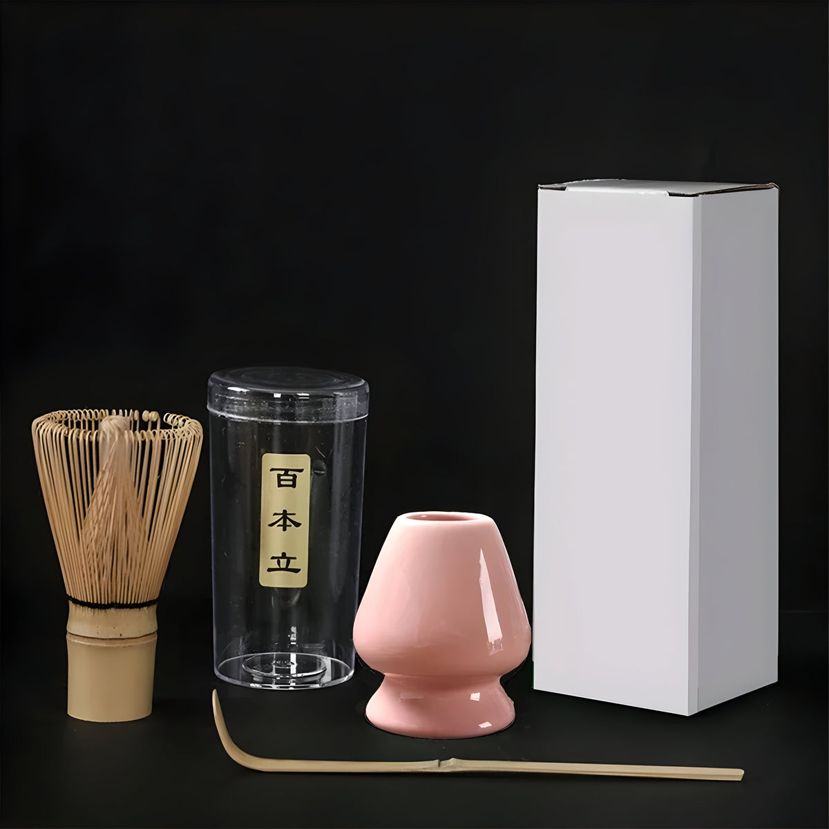 3-Piece Matcha Whisk Set with Bamboo Whisk, Stand, and Teaspoons – Authentic Matcha Tea Tools for Japanese Tea Preparation-3