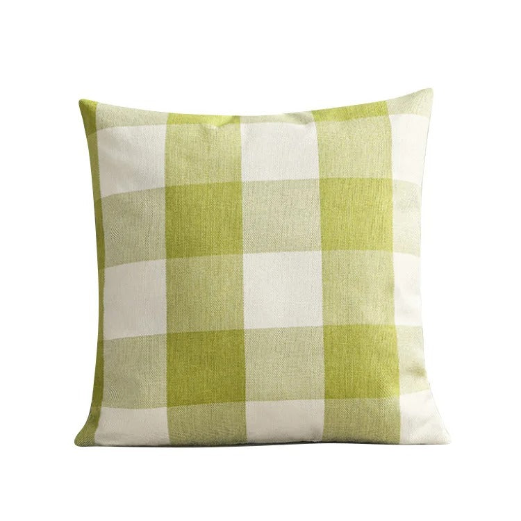 Harmonie Home Kissenbezug mit Karomuster