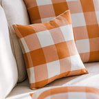Harmonie Home Kissenbezug mit Karomuster