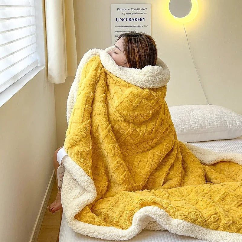 Thick Winter Lambswool Blanket