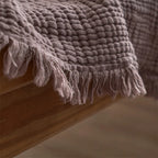 Allison Tassel Cotton Blanket