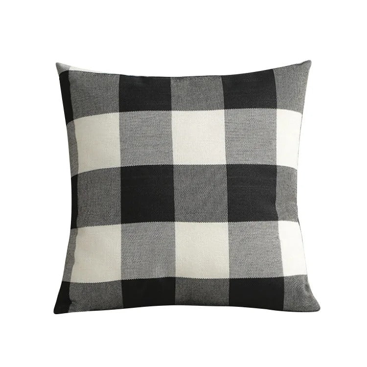 Harmonie Home Kissenbezug mit Karomuster