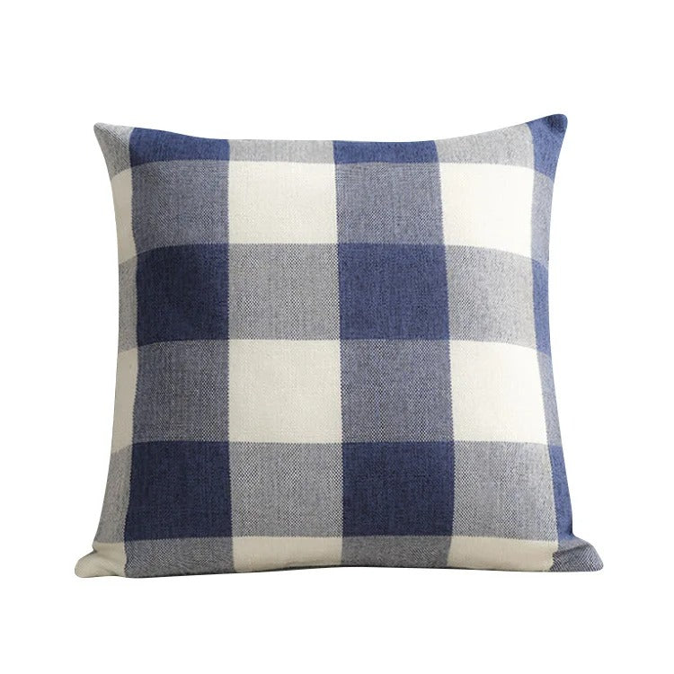 Harmonie Home Kissenbezug mit Karomuster