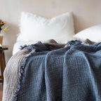 Allison Tassel Cotton Blanket