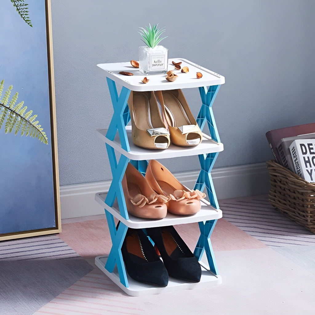 Multifunctional Foldable Shoe Rack