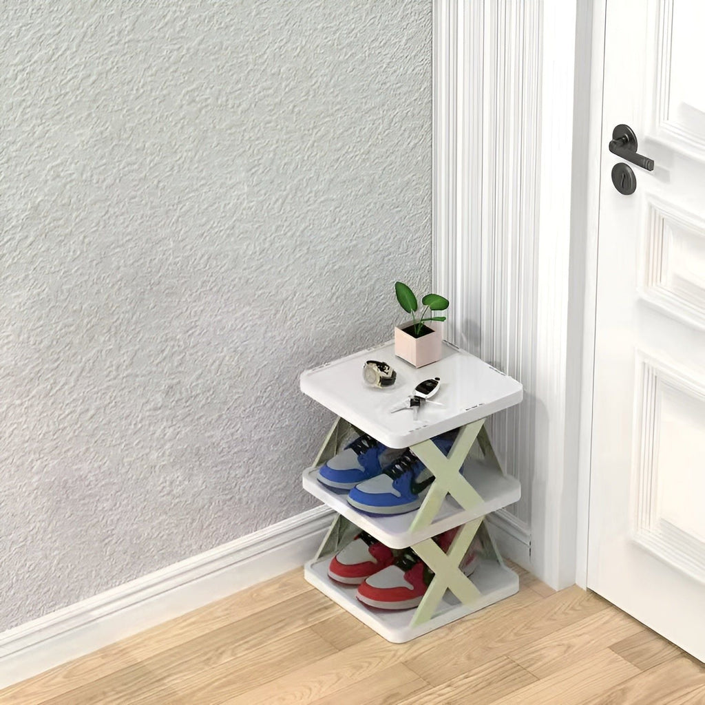Multifunctional Foldable Shoe Rack