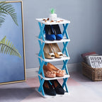 Multifunctional Foldable Shoe Rack