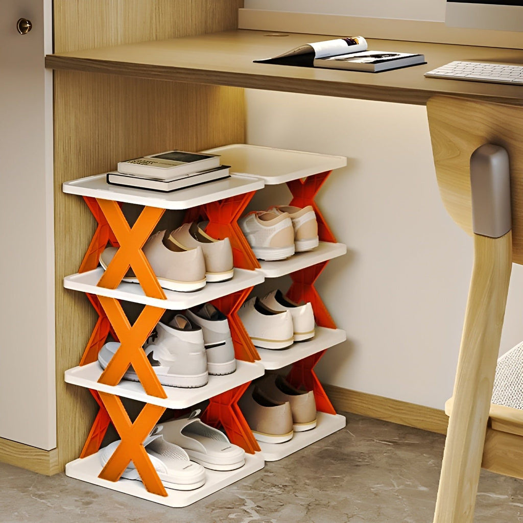 Multifunctional Foldable Shoe Rack
