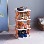 Multifunctional Foldable Shoe Rack