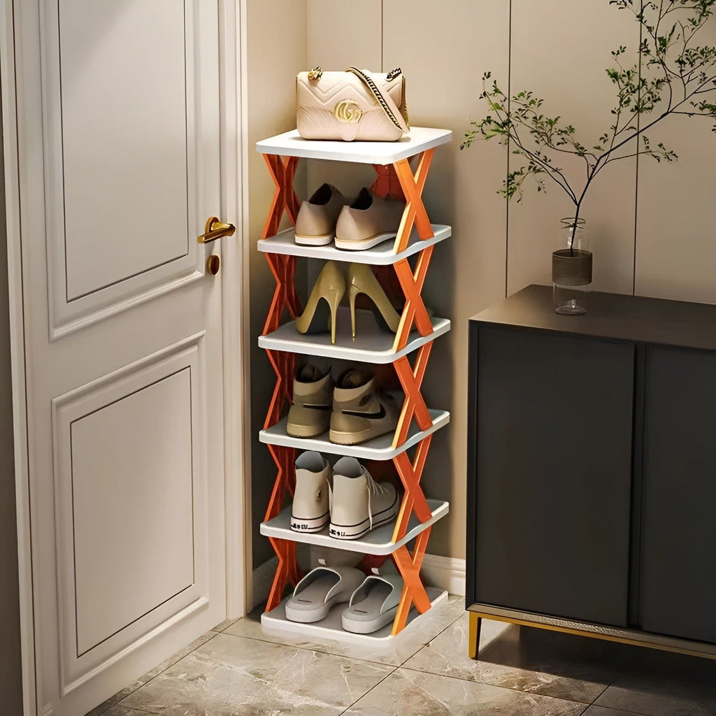 Multifunctional Foldable Shoe Rack
