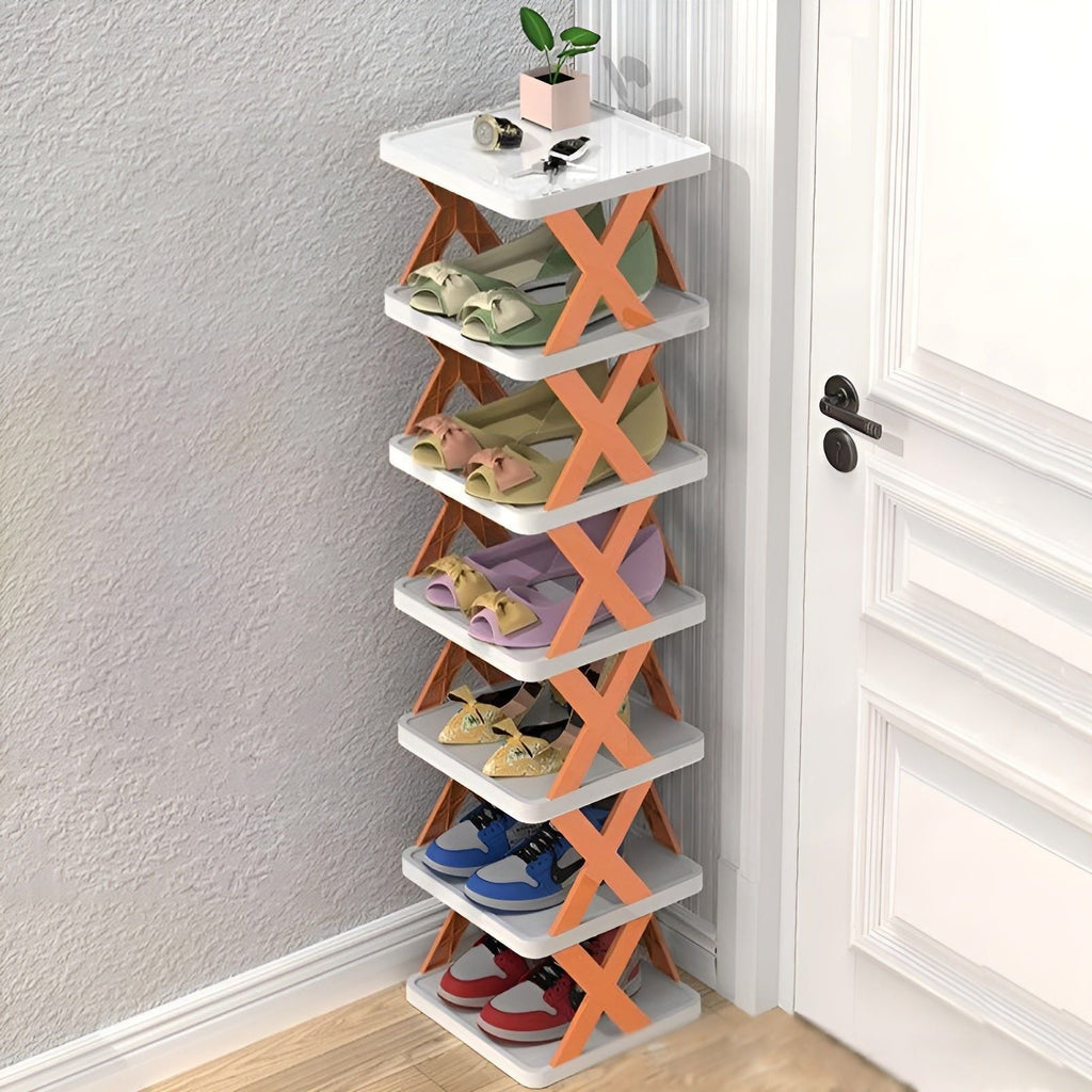 Multifunctional Foldable Shoe Rack