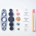 Stoffknopf-Herstellungsset für DIY-Projekte