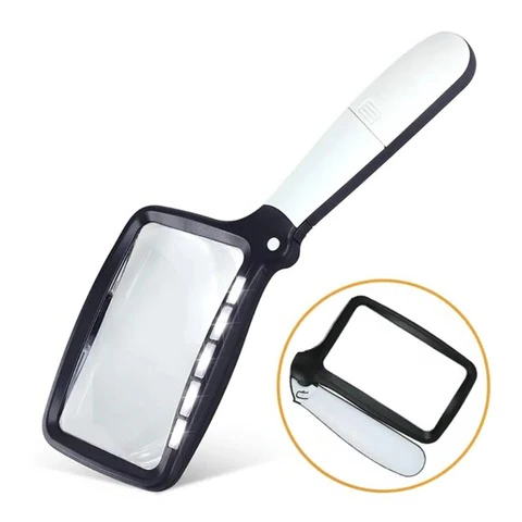 Leselupe mit LED-Beleuchtung