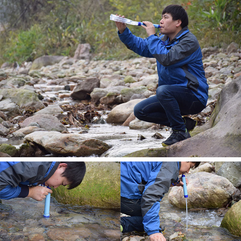 Tragbarer Wasserfilter für Outdoor und Survival