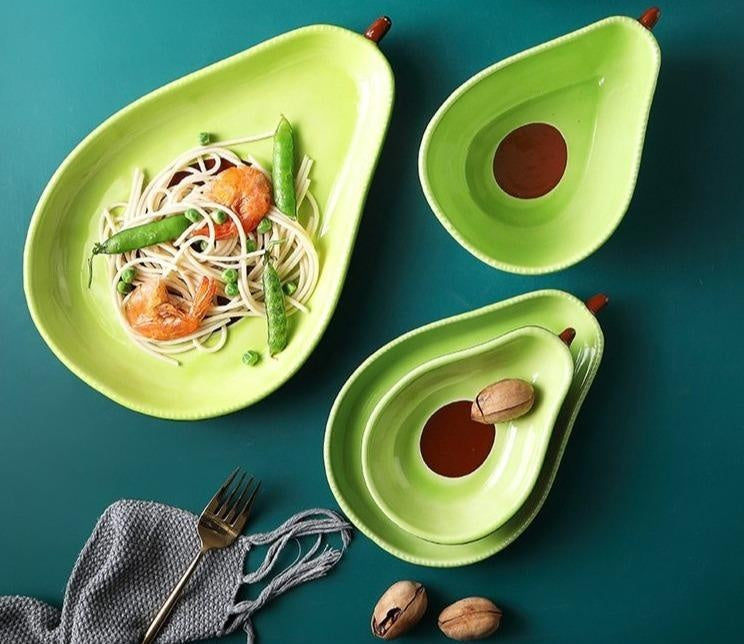 Avocado-Geschirr
