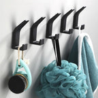 Aviro Aluminium-Wandhaken – Modernes Set in Schwarz/Weiß