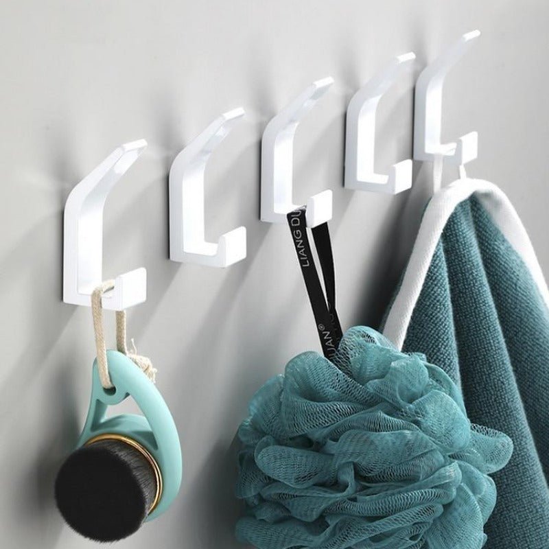 Aviro Aluminium-Wandhaken – Modernes Set in Schwarz/Weiß