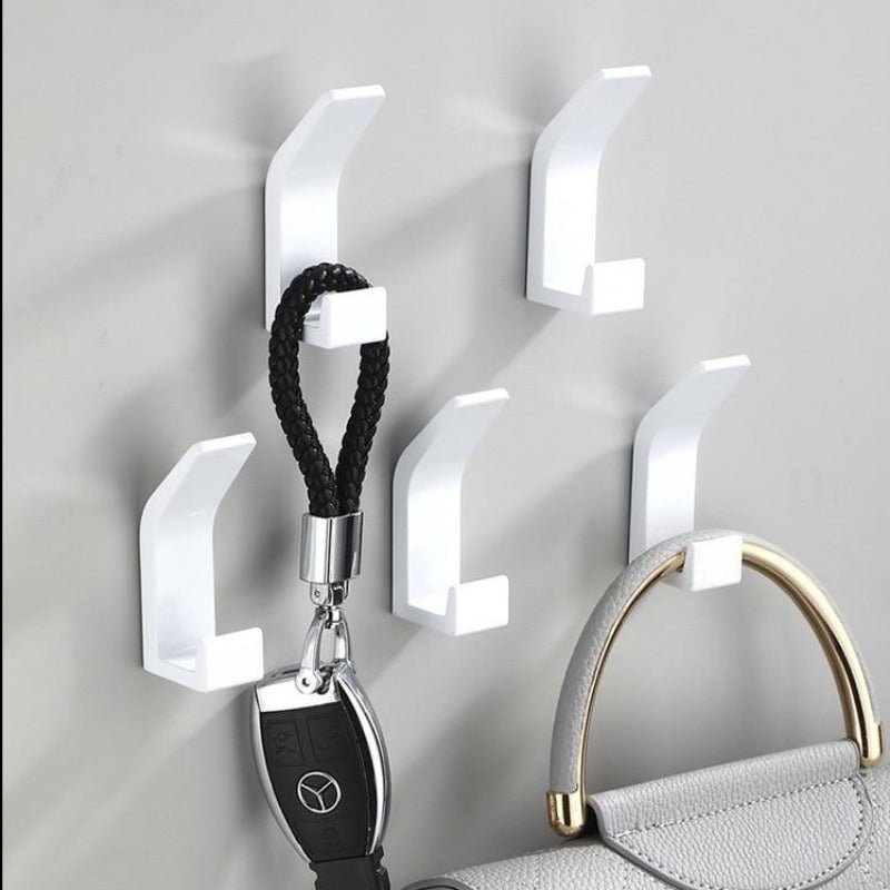 Aviro Aluminium-Wandhaken – Modernes Set in Schwarz/Weiß