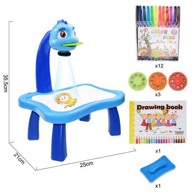 Pädagogischer Zeichenprojektor-Tisch für Kinder
