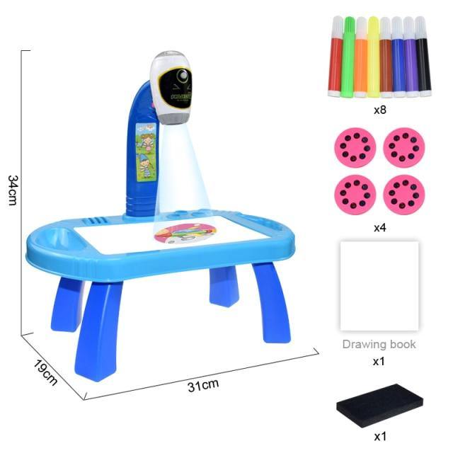 Pädagogischer Zeichenprojektor-Tisch für Kinder