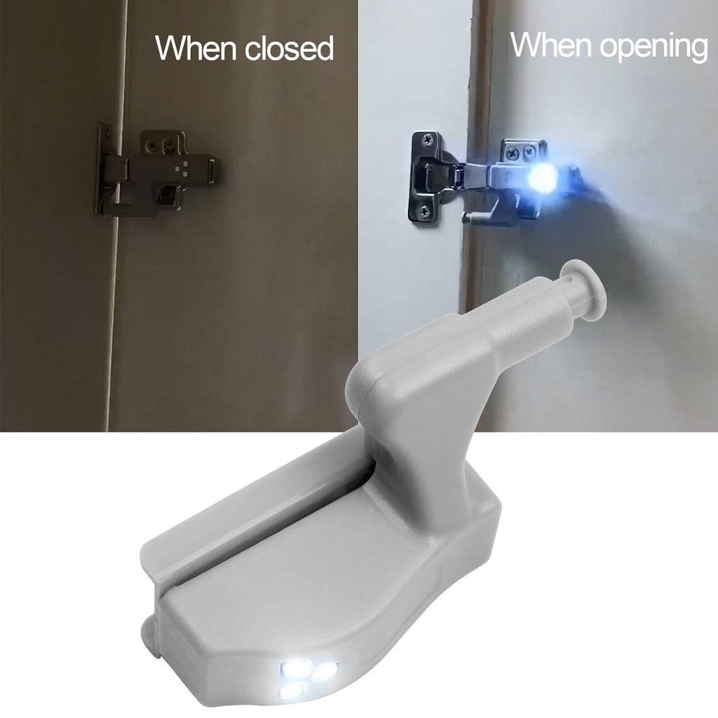 10er-Set LED-Scharnier-Sensorleuchten für Kleiderschränke