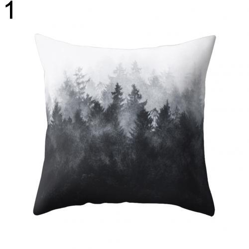 Black and White Geometric Home Pillow Case