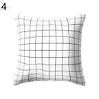 Black and White Geometric Home Pillow Case