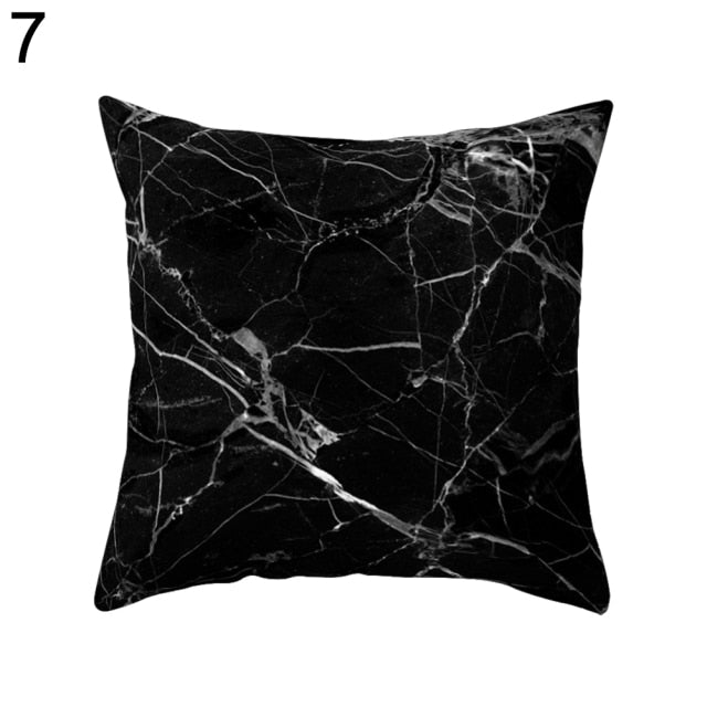 Black and White Geometric Home Pillow Case