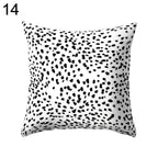 Black and White Geometric Home Pillow Case