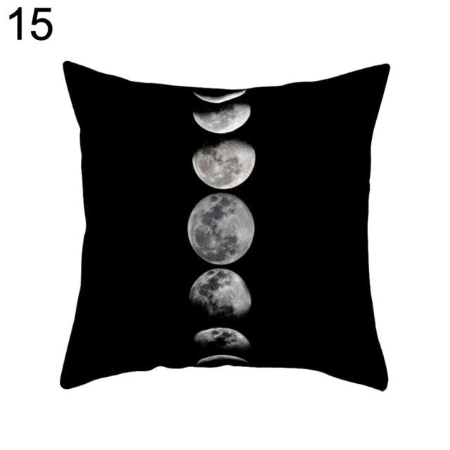 Black and White Geometric Home Pillow Case