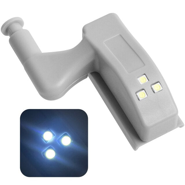 10er-Set LED-Scharnier-Sensorleuchten für Kleiderschränke