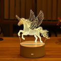 Kreative 3D-LED-Nachtlampe mit Tiermotiven