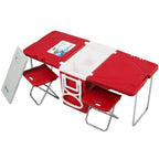Multi Function Foldable Rolling Cooler Box Picnic Set