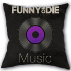 Decorative Musical Notes Pillow Case