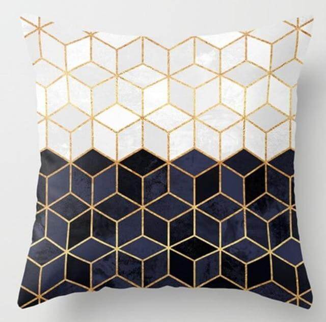 Irregular Triangle Pattern Pillow Case
