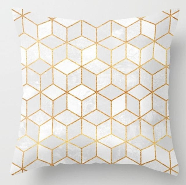 Irregular Triangle Pattern Pillow Case