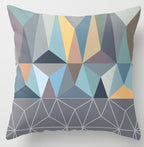 Irregular Triangle Pattern Pillow Case